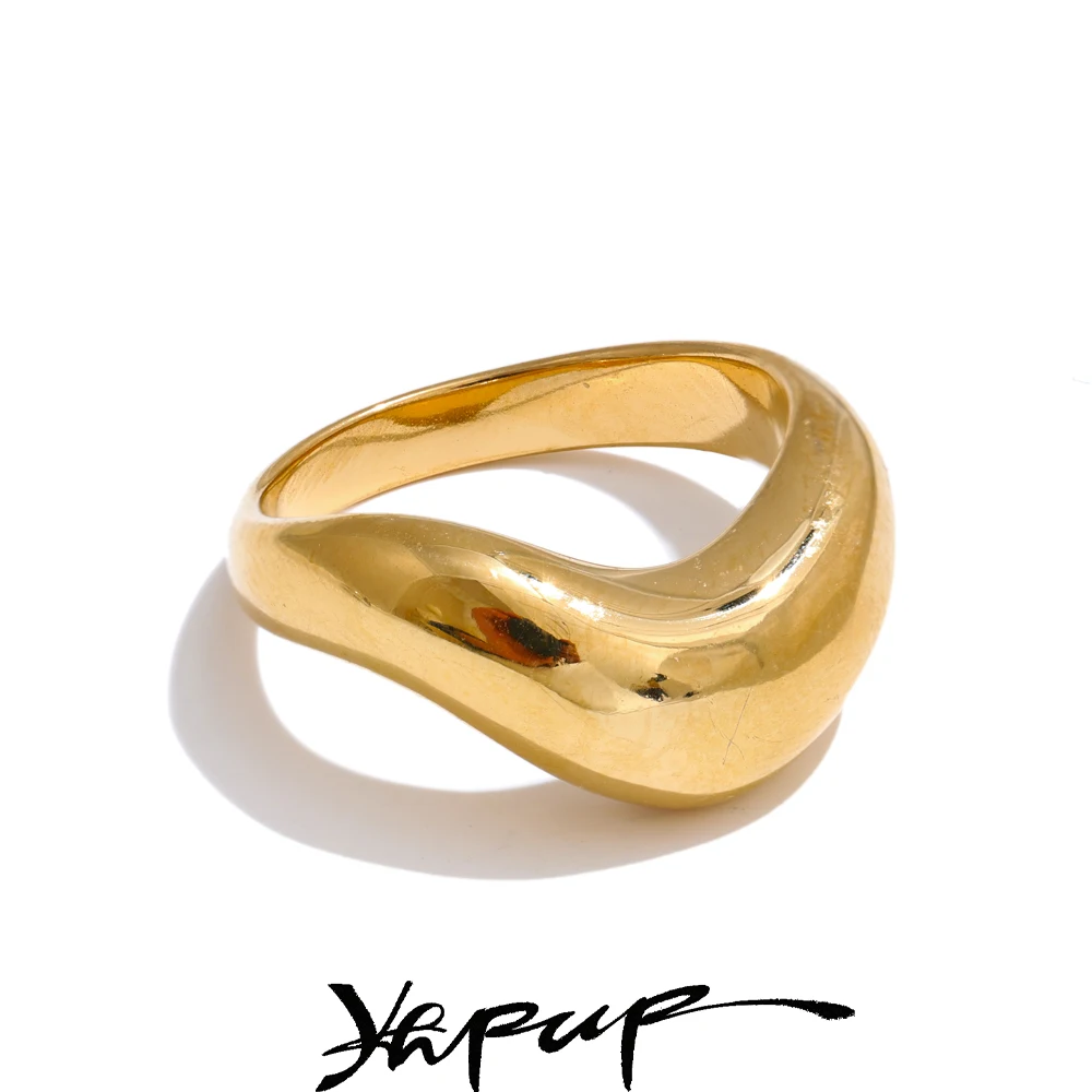 Yhpup Ring Minimalist Geometric for Women