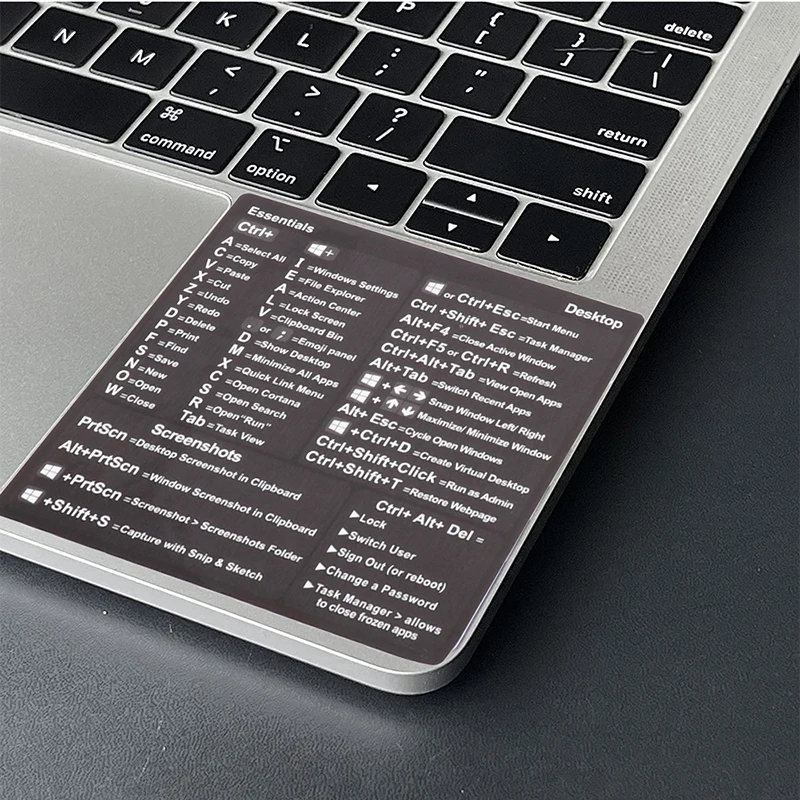 1Pcs Windows PC Reference Keyboard Shortcut Sticker Adhesive For PC Laptop Desktop 9*8.5cm wired speaker for laptop