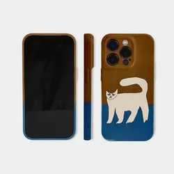 Colorful Ebi Kitten Acrylic Phone Case for iPhone 15 Pro Max (2)