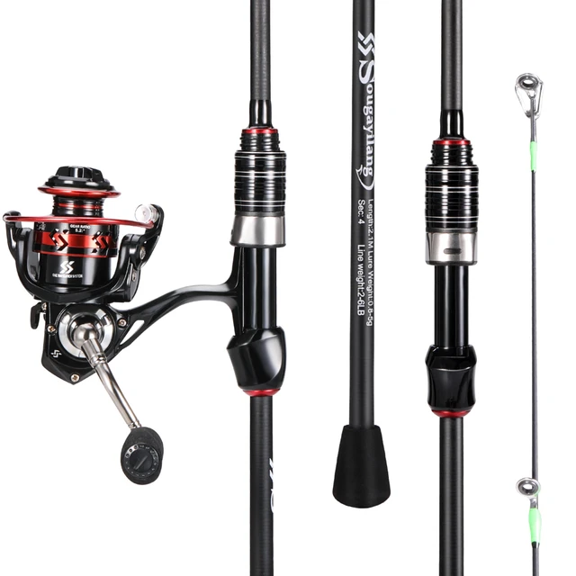 Spinning Carbon Fiber Fishing Rods Reel  Combos Rod Spinning Fishing Reel  - Spinning - Aliexpress