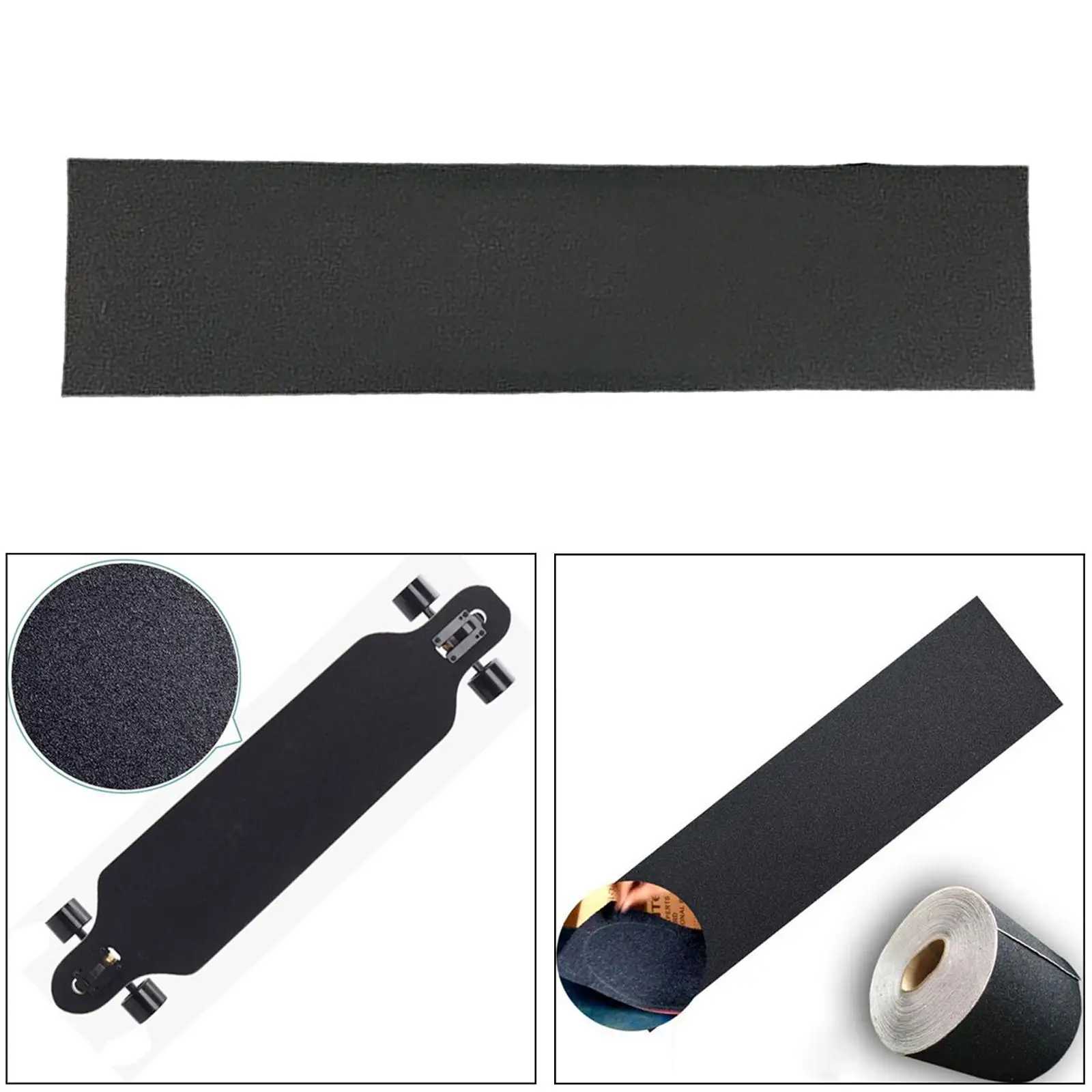 47X10 Inch Waterproof Skateboard Longboard Grip Tape Sticker Diamond