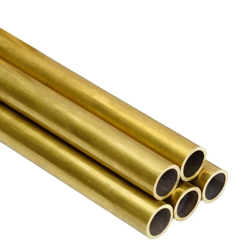 Brass Tube 1Pcs Length 500mm H62 Brass Tube Capillary OD 6/6.5/7/7.5/8/8.5/9/9.5/10/11/12/13/14/15mm Wall Thickness 0.2mm-3mm