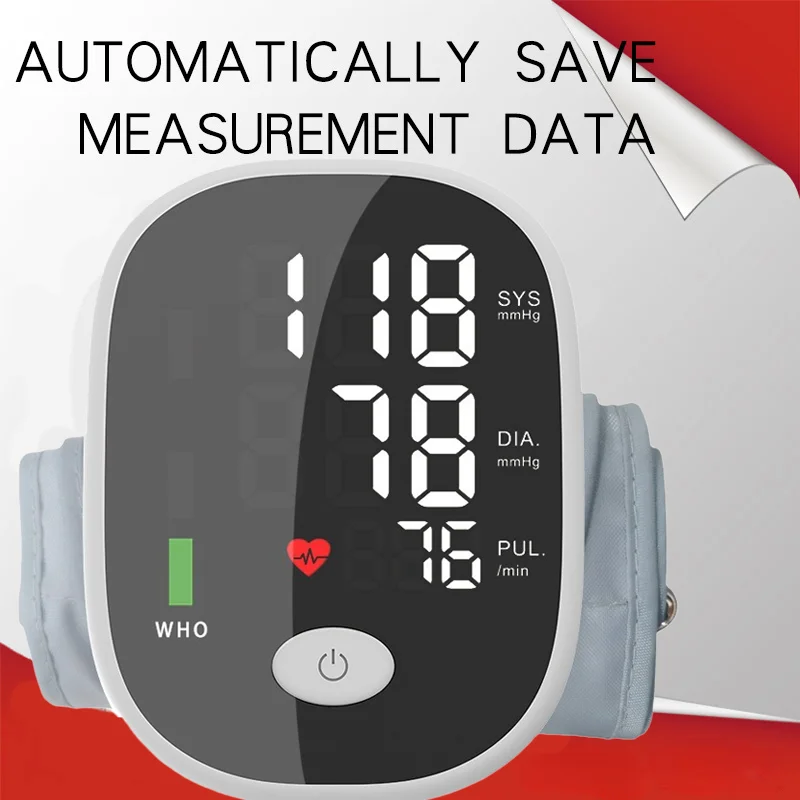 Arm Type Electronic Blood Pressure Monitor, Intelligent Blood Pressure Measuring Instrument, Household Monitor