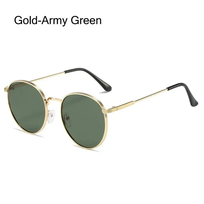 2025Trendy Kreis Runde Sonnenbrille Vintage Sommer Hippie Brille UV Schutz Metall Rahmen Sonnenbrille für Frauen Männer