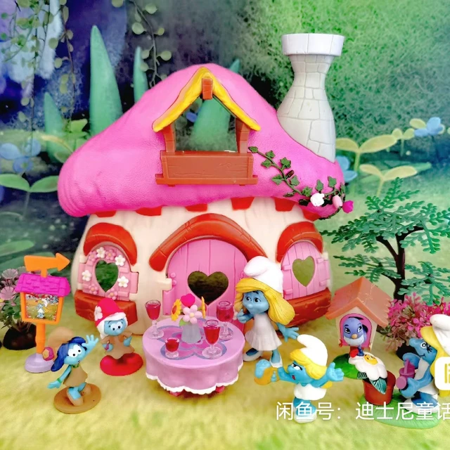 The Smurfs The Lost Village Smurfette's Mushroom House Figure