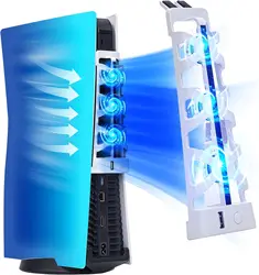 Enhanced Cooling Fan with RGB Lighting and USB 3.0 Port (WHITE)
