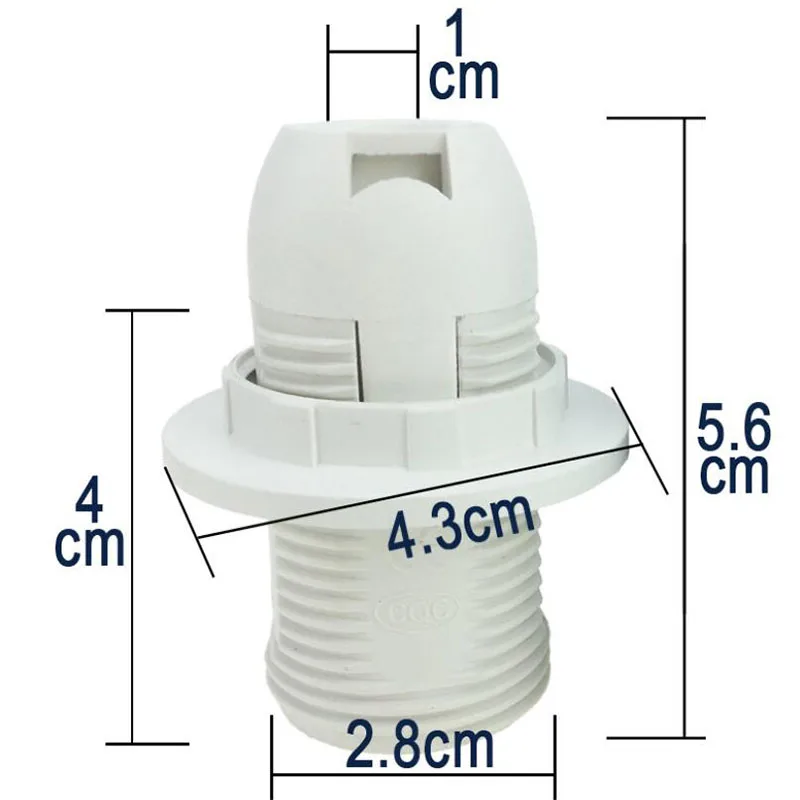 Description Picture 5 of itemMini Screw E14 Base Light Bulb Lamp Holder Lampshade  Energy Save Chandelier Led Bulb Head Socket Fitting 250V 2A