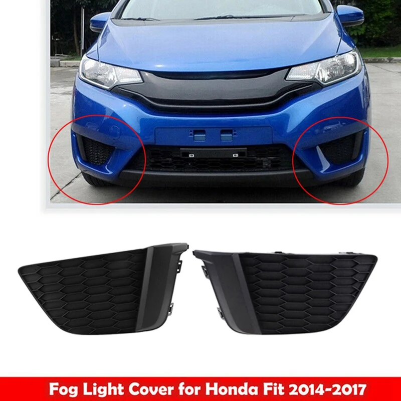 

1 пара, передний бампер для Honda Fit Jazz 2014 2015 2016 2017