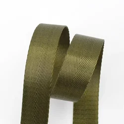 Durable Nylon Webbing Tape for DIY Projects and Accessories (ArmyGreen)