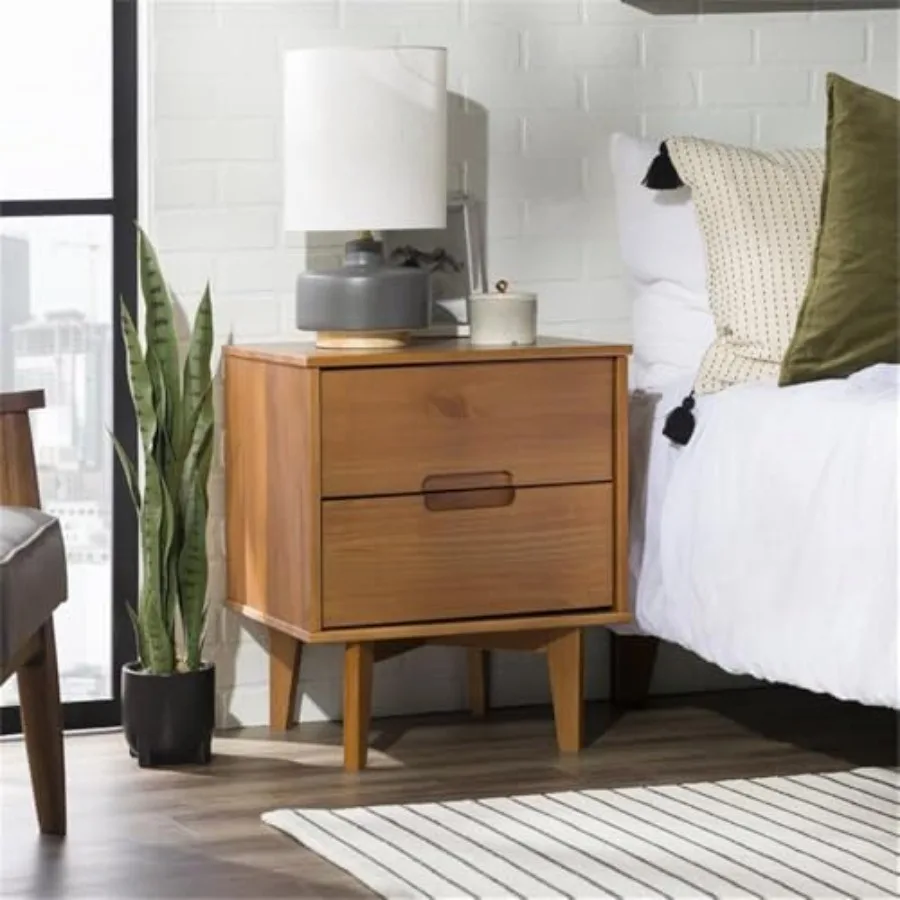 OLOEY nightstand in modern bedroom setup
