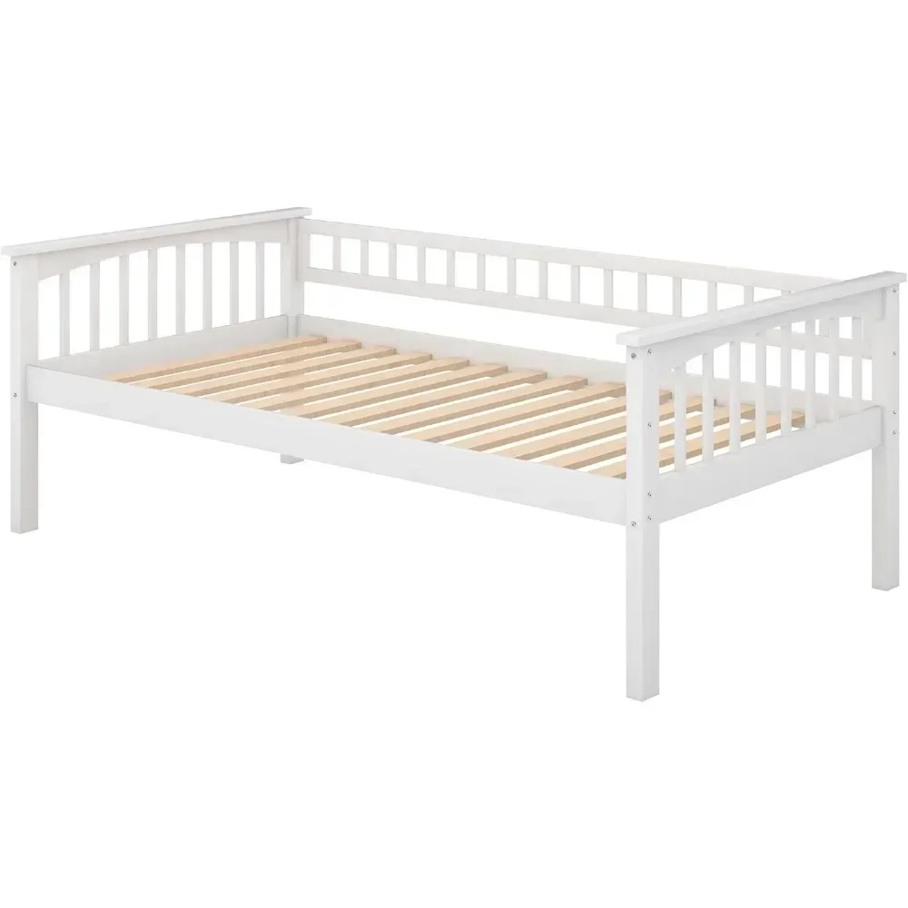 Beds, Frames & Bases Convertible Wood Twin-Over-Twin Bunk Bed with Storage Drawers and Ladder - Can Be Divided Into Two Daybeds 6