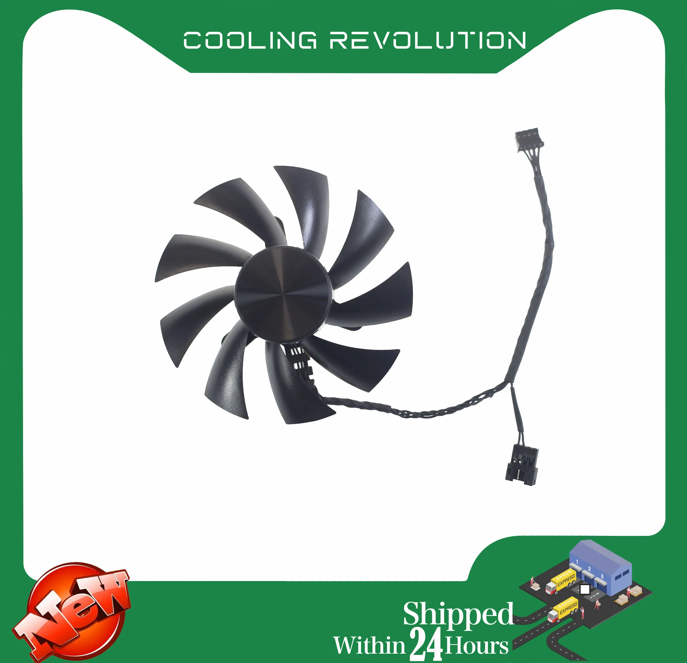 87Mm Pla09215B12H Dc12V 0.55A Ventola Di Raffreddamento Della Scheda Grafica A 4 Pin Per Hp Oem Geforce Rtx 3060 12Gb Gddr6 Ventola Itx