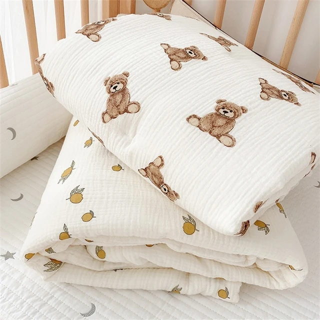 Muslin Cloth Set (Teddy Bear Print)