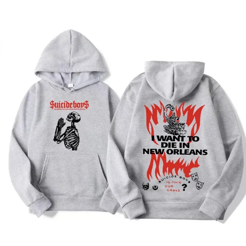 thumbnail image 1 of Sudadera con capucha Unisex con estampado de Suicideboys, ropa de calle harajuku de gran tamaño, estilo Hip Hop, Punk, americano, a la moda, G59, 2024, 1 of 4