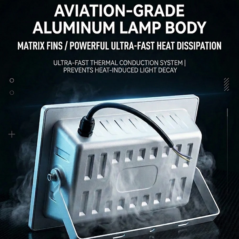 LED 투광등 야외 방수 IP67 50W 100W 200W 400W AC 220V 스포트라이트 벽등 가로등 조경 정원 조명 백색 조명