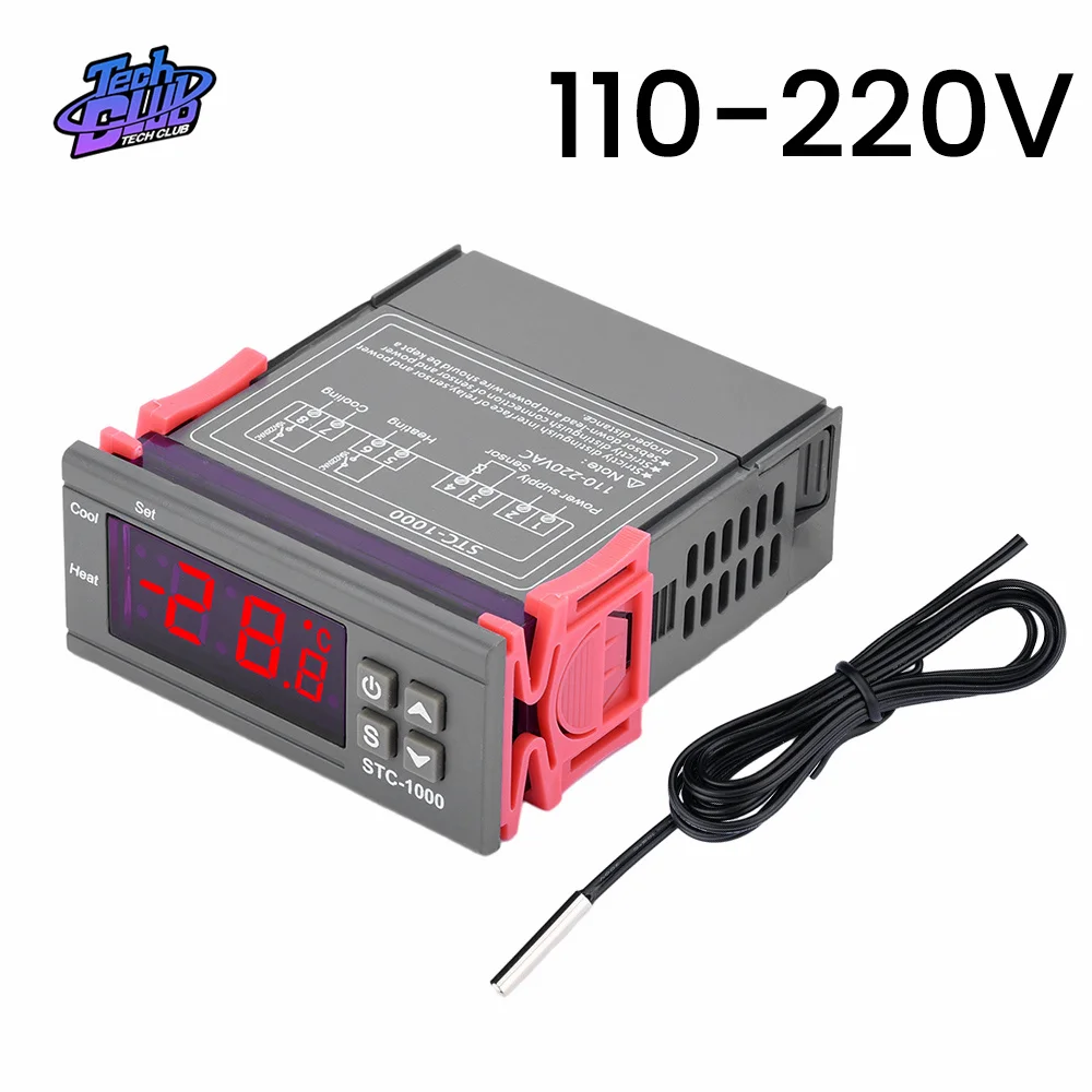 USB Mini Thermostat Mit LED-Display – DC 5–24 V, Temperaturregler Von -10 Bis 120 °C, Für DIY Und Mehr
