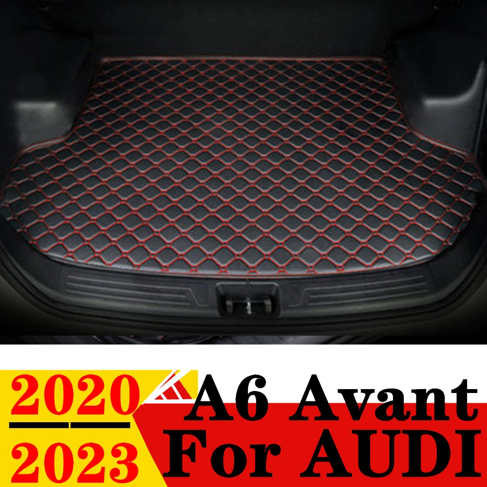 

Коврик для багажника автомобиля AUDI A6 Avant 2023 2022 2021 2020, плоский, боковой, задний, защитный коврик, подкладка, крышка багажника, части