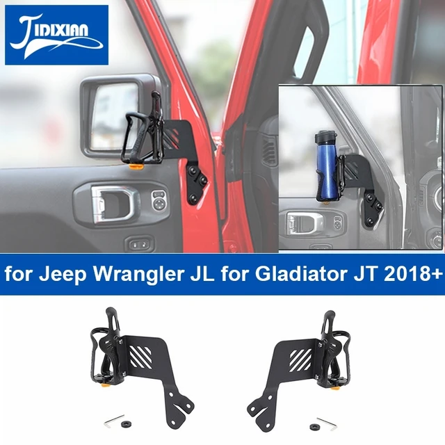 JIDIXIAN Car Water Cup Holder Mount Bracket Drinks Holders for Jeep  Wrangler JL Gladiator JT 2018 2019 2020 2021 2022 2023 Up - AliExpress