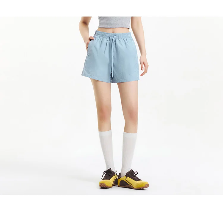 Semir Casual Pants Women Cool Feeling Loose Slimming 2025 New Summer Moisture Wicking Split Hem Textured Shorts Minimalist