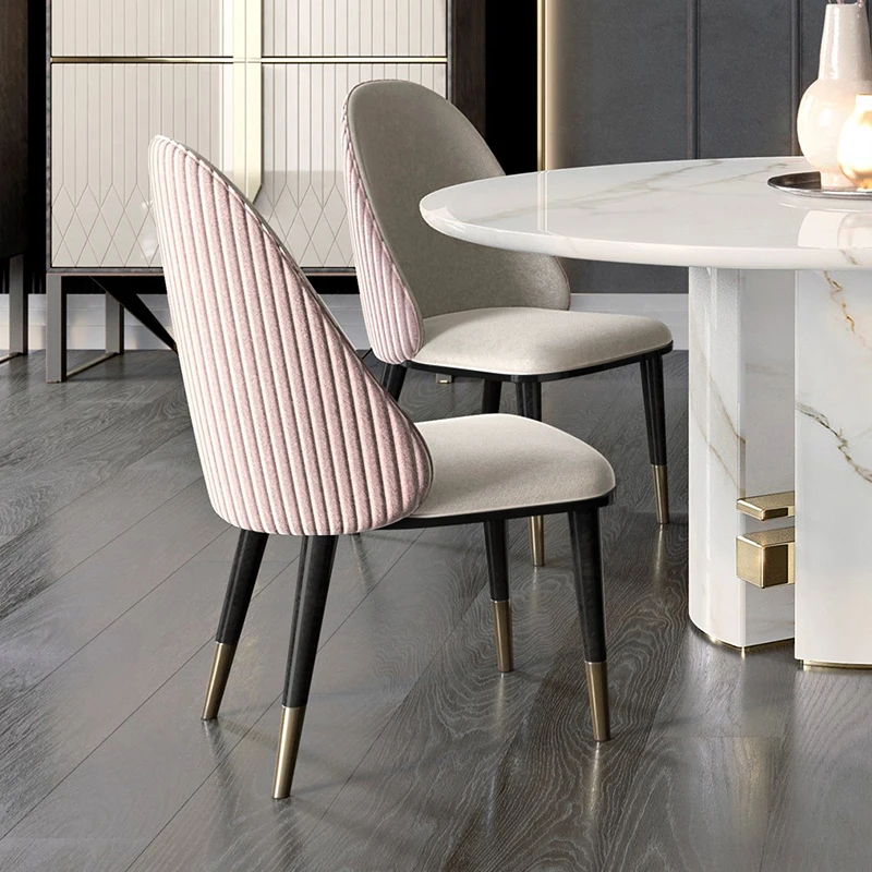 

Modern Restaurant Dining Chairs Nordic Designer Dining Room Vanity Dining Chairs Balcony Sedie Sala Da Pranzo Balcony Furniture