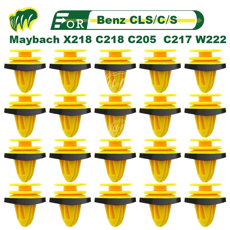 

Клипса для крепления панели двери автомобиля Benz CLS/C/S Class Maybach/X218/C218/C205/C217/W222, 20 шт.