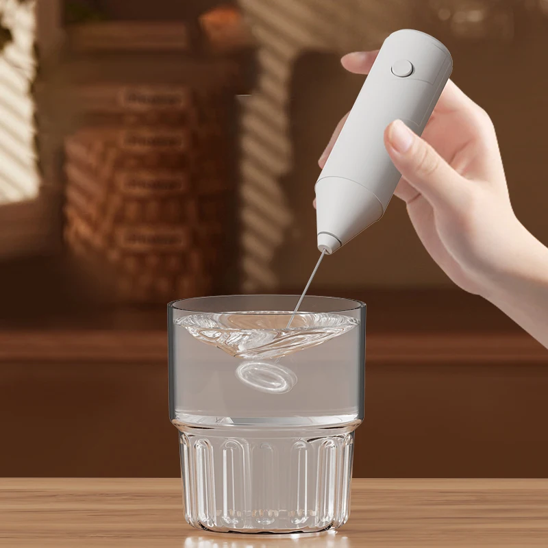 XIAOMI Milk Frother Handheld Foam Maker For Lattes Whisk Coffee Cappuccino Frappe Matcha Hot Chocolate Egg Beater Drink Mixer 5