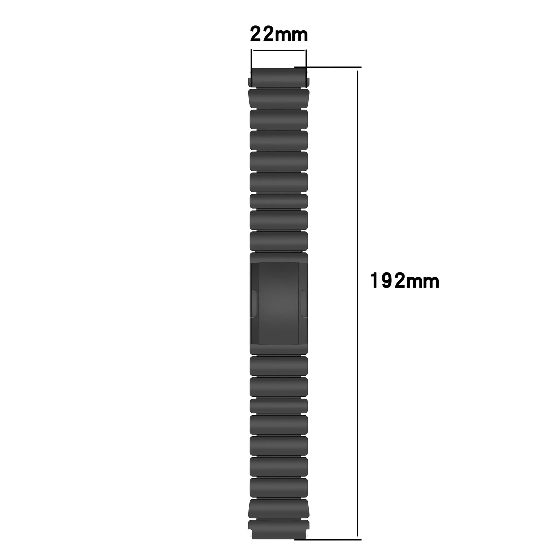 Luxury Titanium Rubber Strap - Premium Metal Sport Band