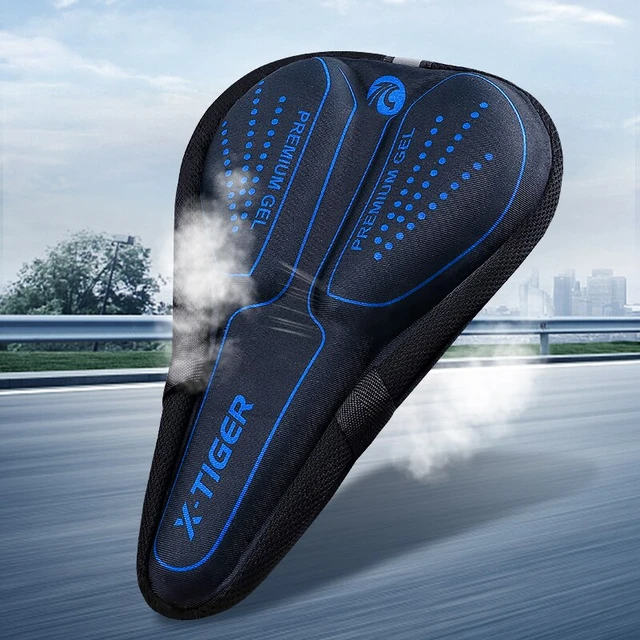 Electric Bike Saddle Cove Bicycle Cushion Seat Cover 3D Thickened Sponge Cushion  Pad Shock Absorption Road Cycling Accessories - AliExpress