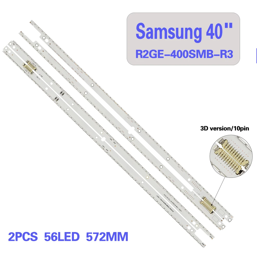 Подходит для 40-дюймовой 3D подсветки телевизора Samsung UE40ES6800 UA40ES6100 2012SVS40 7032NNB R2GE-400SMB-R3