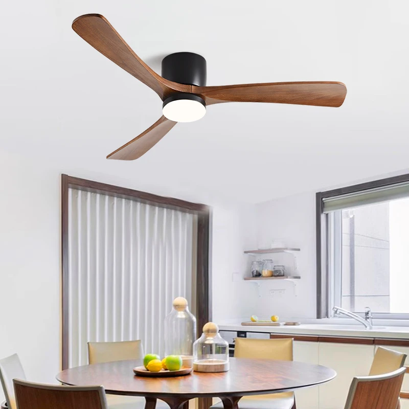 36 42 52 56 Inch Ceiling Fan LED Ceiling Fan Lights LED Fan Light 3 Speed Adjustable Remote Control for Bedroom Living Room