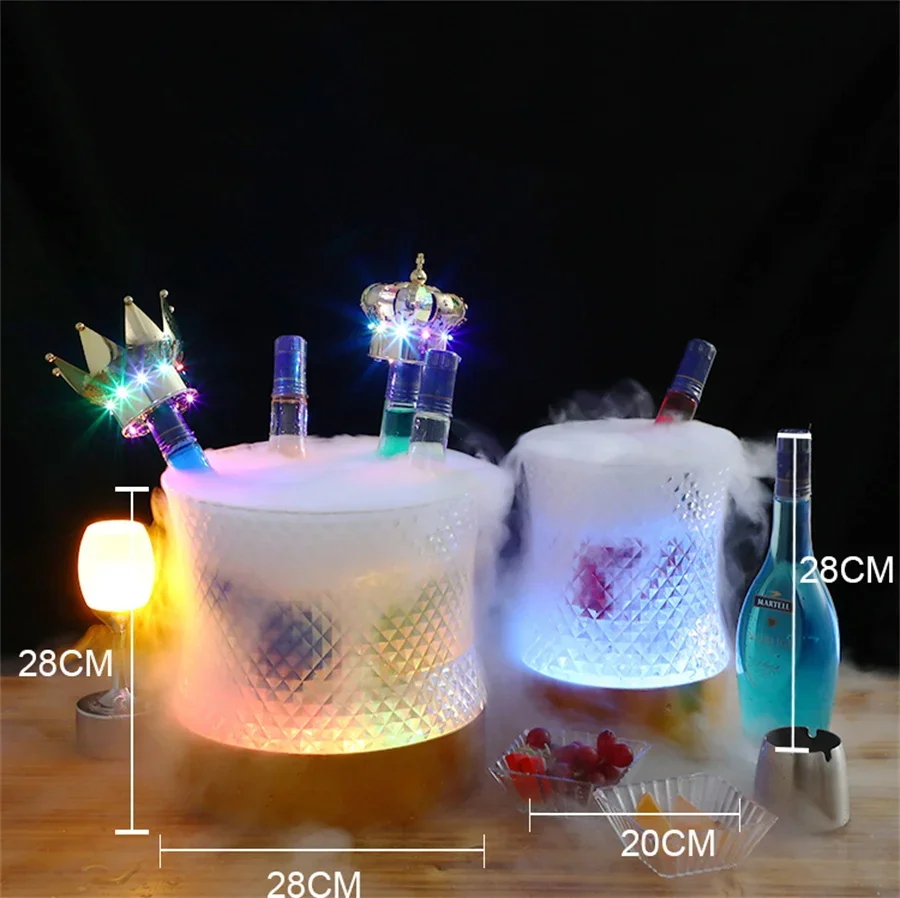 

Перезаряжаемый RGB, сменный водонепроницаемый цвет, цвет шампанского, вина, пива, фотография, ведро для льда