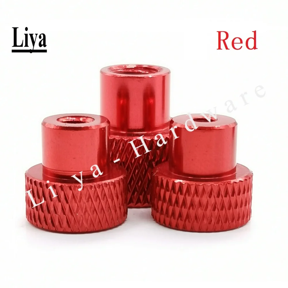 M2 M3 M3.5 M4 M5 M6 Blind hole Hand Nut Knurled Aluminum Thumb nut for Locking airflame aluminum alloy Tighten Handnut 2-10pcs