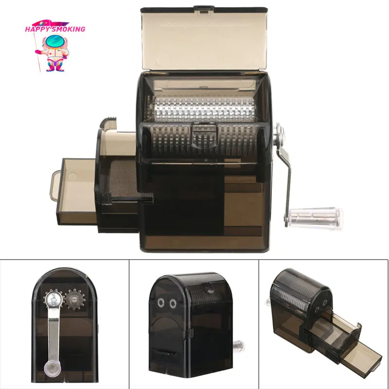 Plastic Grass Grinder with Handle Tobacco Cutting Machine Dry Herb Crusher Grinders Smoking Accessories herb grinder tobacco grinder