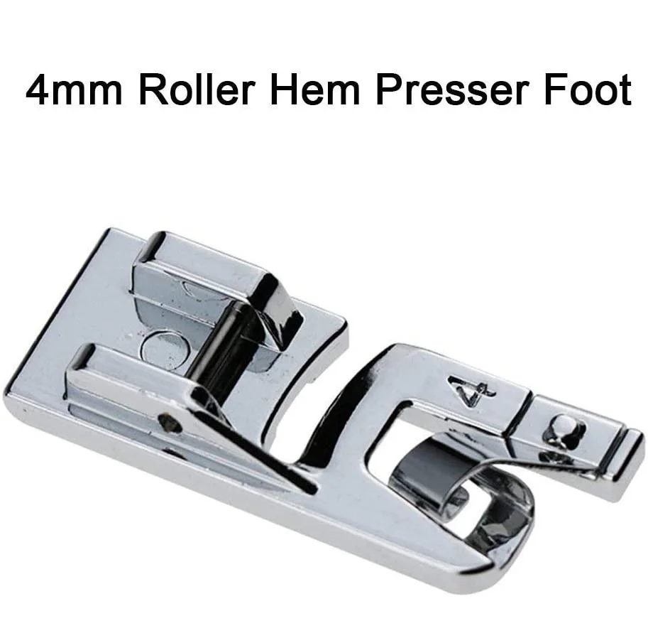 Sewing Machine Tools Sewing Accessories Narrow Rolled Hem Sewing Machine Presser Foot for All Low Shank Snap-On Singer Brother Babylock Euro-Pro Janome Kenmore Sewing