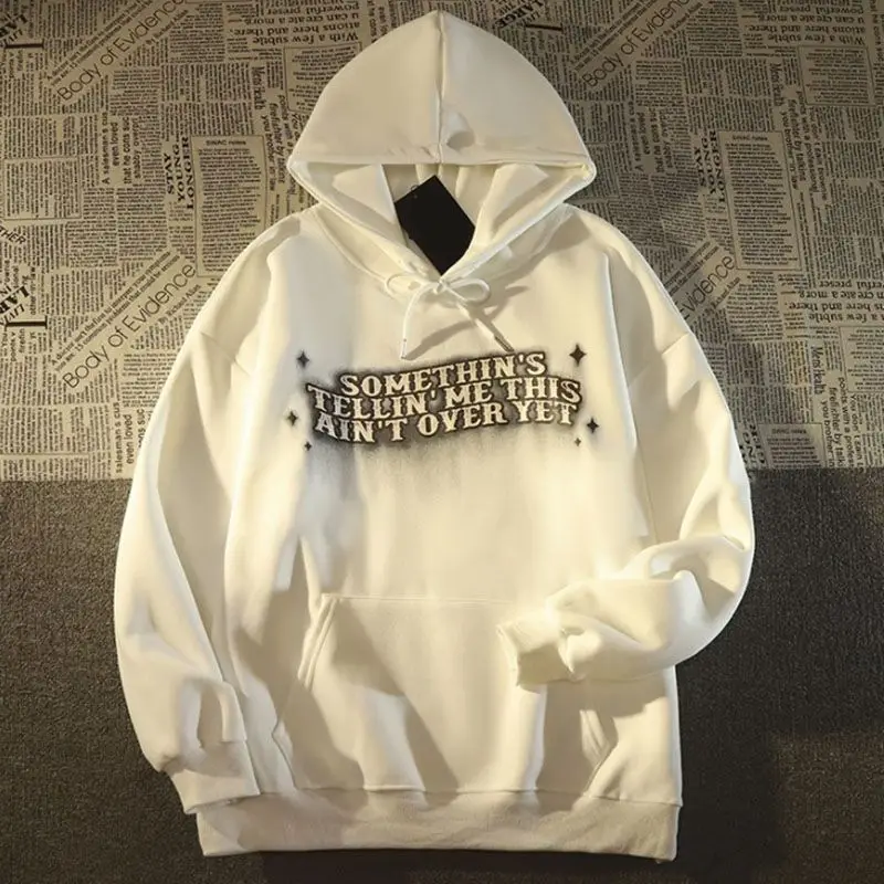 European Goods Street Style Hiphop Hooded Sweater Men Women'S Large Size Thin Hip Hop Jacket Fashion Brand Loose Top Ins