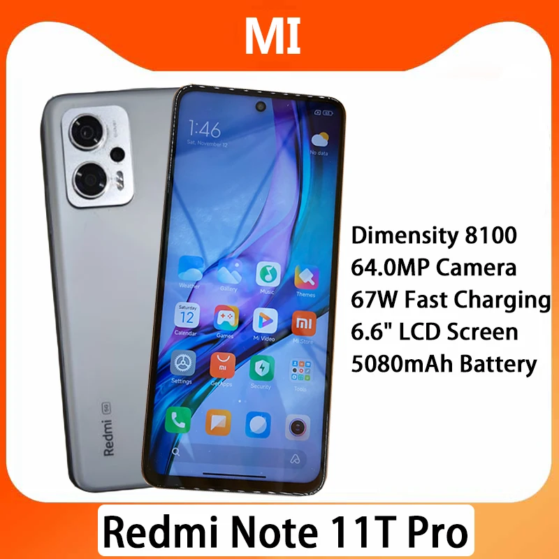 Xiaomi Redmi Note 11T Pro (Dimensity 8100)