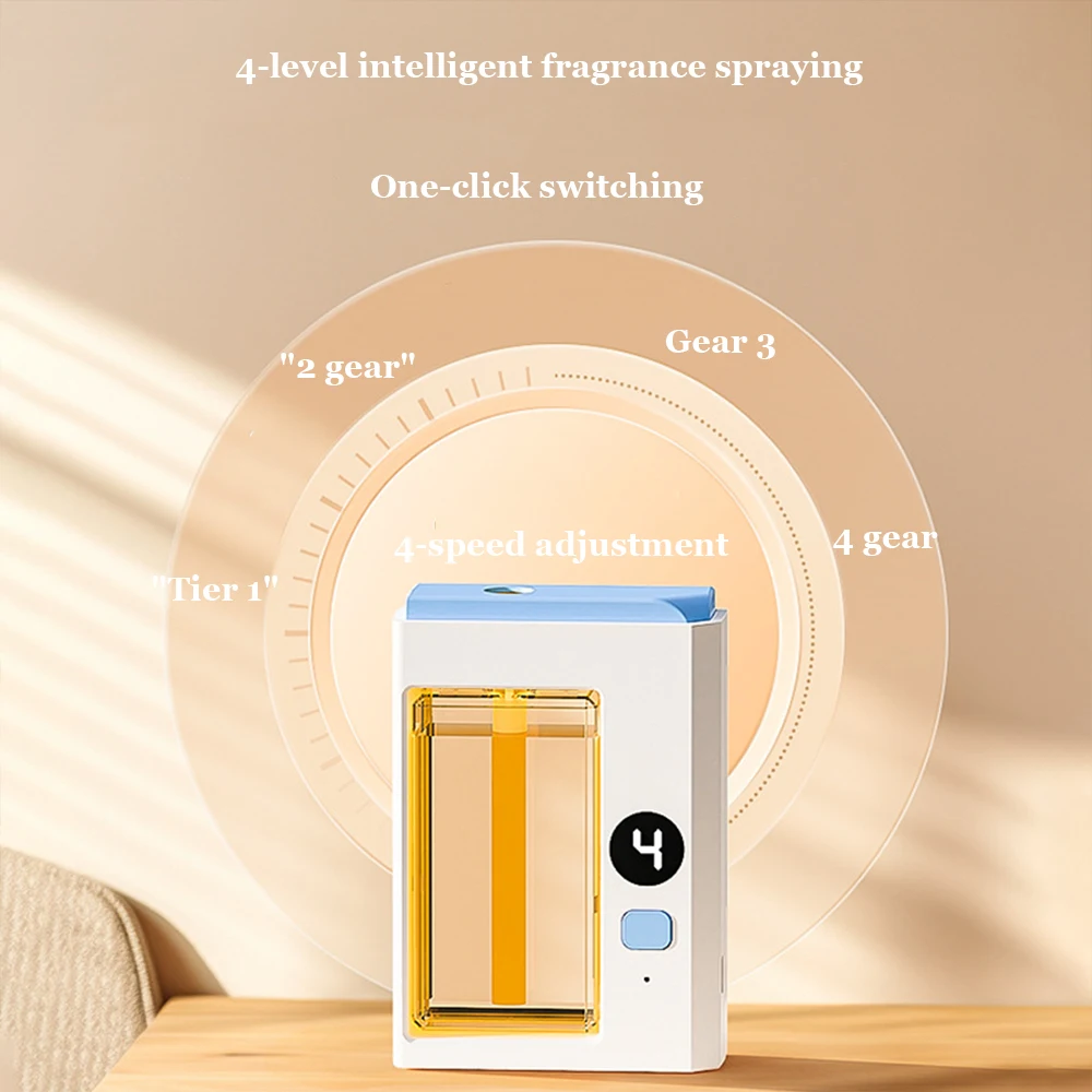 4-Modes Scent Diffusers for Home Oil Diffuser Bedroom Vaporizer Natural Fragrance Humidifier USB Aromatherapy Desktop