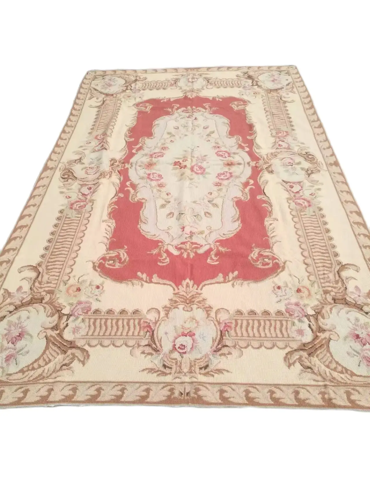 

Бесплатная доставка, средние ковры 10K 5 'x 8', шерстяные коврики с цветочным дизайном, высококачественный коврик ручной работы