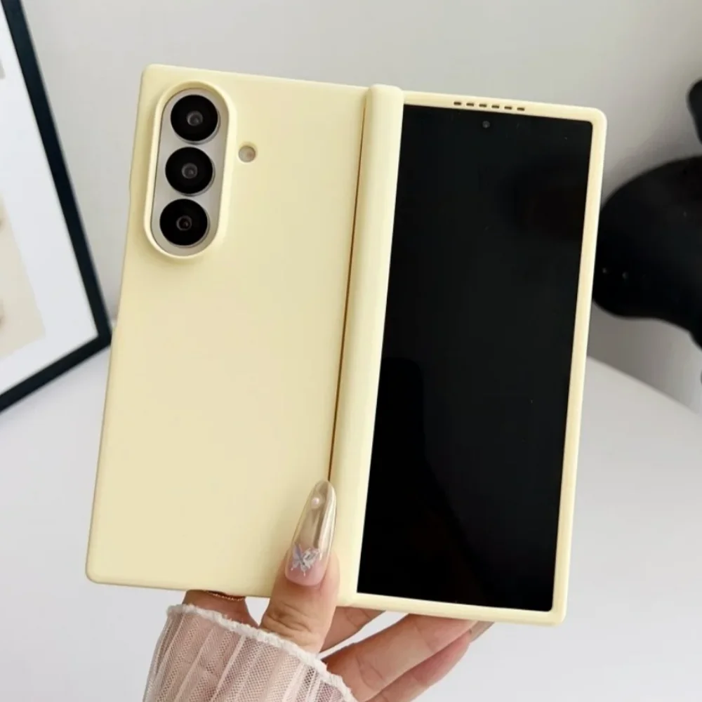 Matte Slim Shockproof Hinge Phone Case with Durable Connection Cover