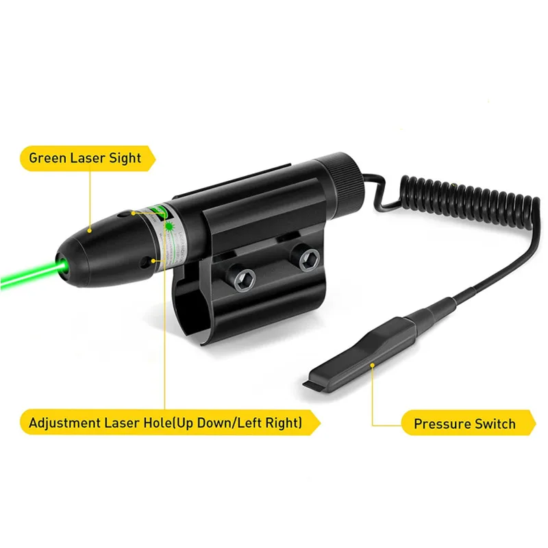 Red Dot Laser Sight Laser Sight with Picatinny Rail Mount Battery and Charger