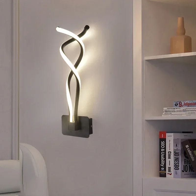 Led wall lamp,wall sconces light,wall lamp Modern Minimalist LED Wall Lamp Home Indoor Decor wall Sconce Living Room Bedroom Bedside Lustres Backgroud Light Decoration