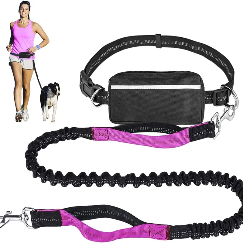 Multifunctional Sports Waist Bag Extended Hand Free Leash Adjustable for dog walking and leash pet running leash with waist bag Multifunctional Sports Waist Bag Extended Hand Free Leash Adjustable for dog walking and leash pet running leash with waist bag