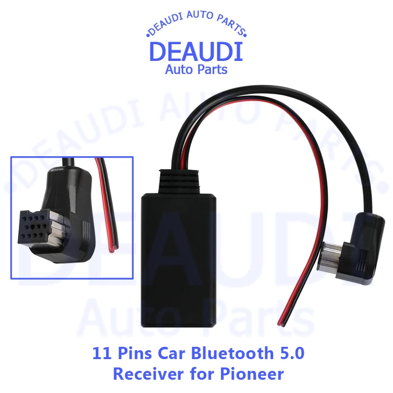 Bluetooth 5.0 Modulo Ricevitore Radio Stereo Aux-In Adattatore Per Cavo 11Pin Per Pioneer Ip-Bus Deh-P