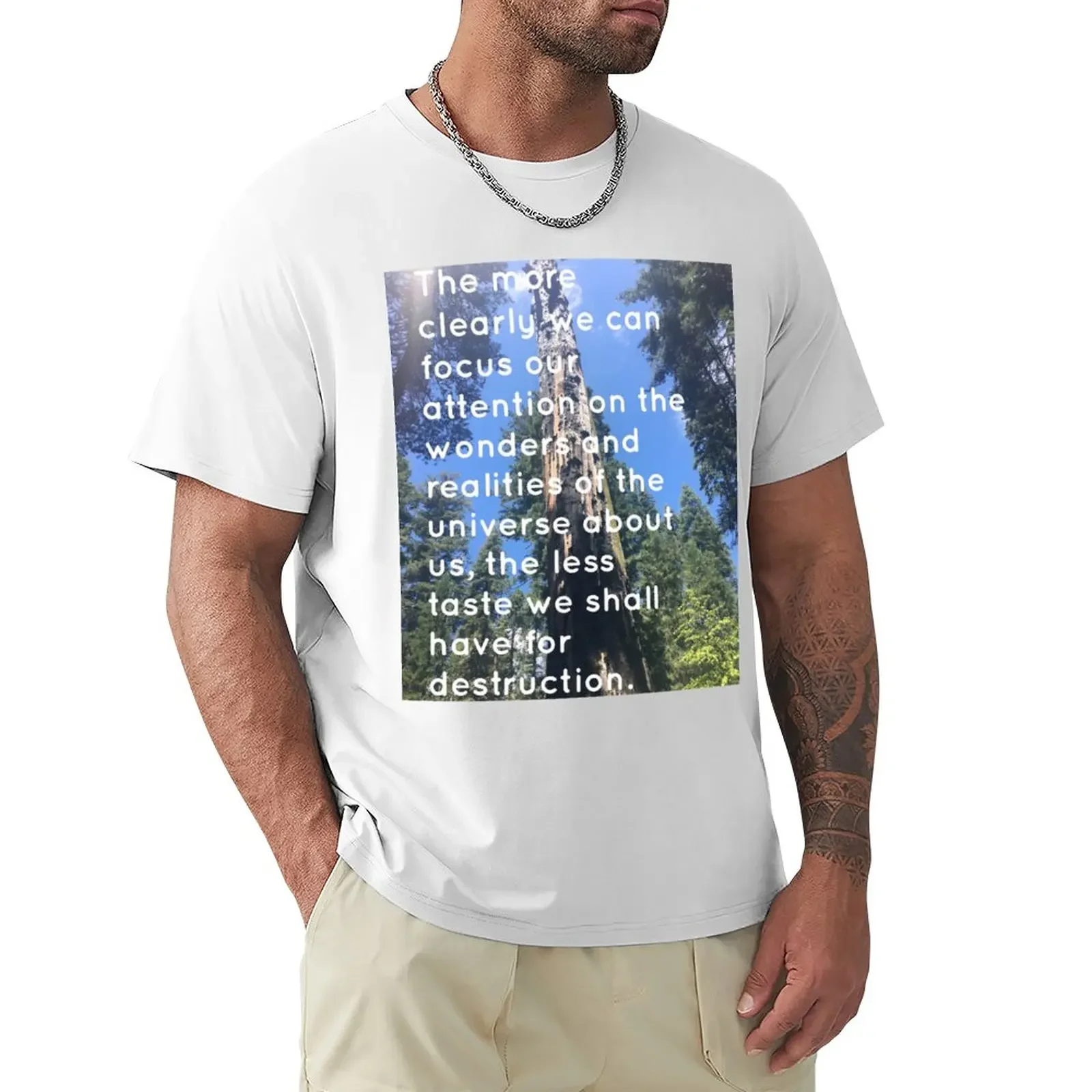 

Rachel Carson quote T-Shirt shirts graphic tees vintage mens cotton t shirts
