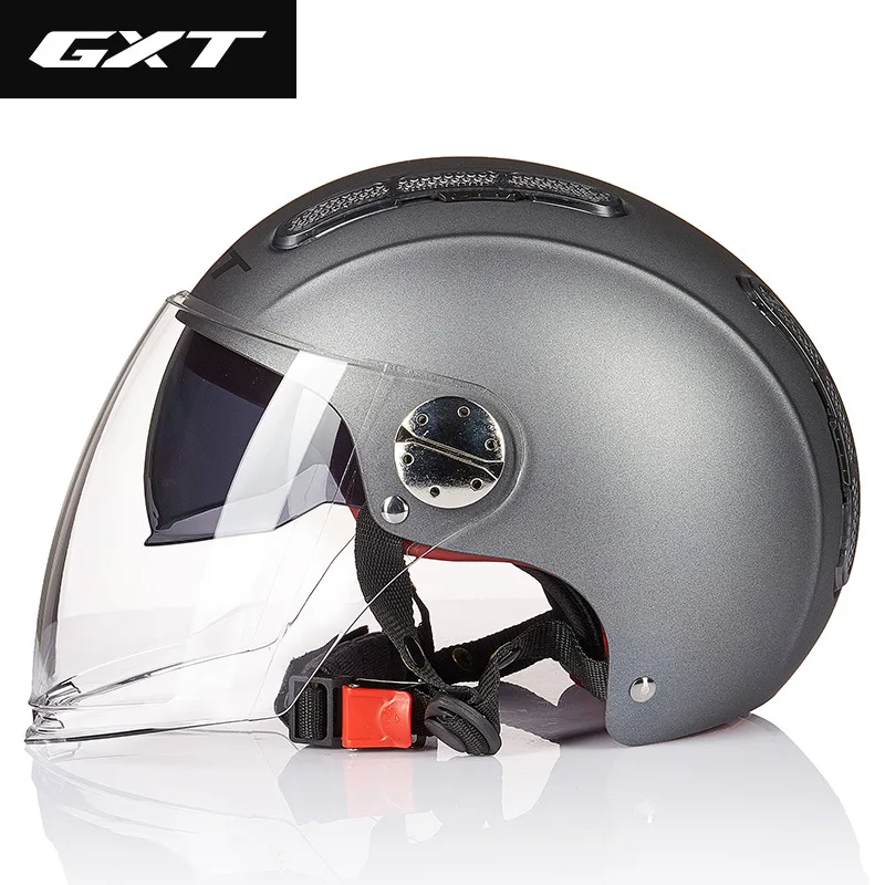 GXT Double Lens Visor half Helmet 