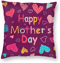 

Mother's Day Pillow Cover Throw Pillow Cover Decorative Pillow Case Cushion Case for Room Bedroom Room Sofa Chair Car