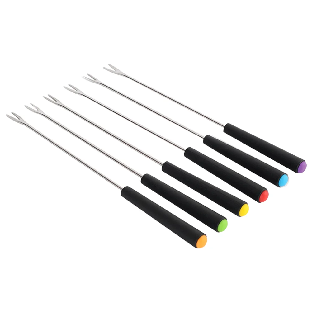 Forks Fondue Fork Skewers Marshmallows Sticks Picks Marshmallow Steel Cheese Stainless Chocolate Appetizer Roasting Cocktail