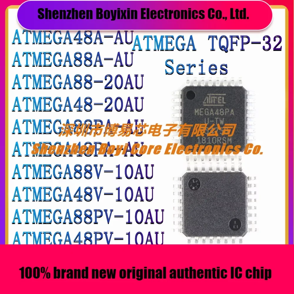 

ATMEGA48A-AU ATMEGA88A ATMEGA88 ATMEGA48-20AU ATMEGA88PA ATMEGA48PA ATMEGA88V-10AU ATMEGA48V ATMEGA88PV ATMEGA48PV MCU TQFP-32