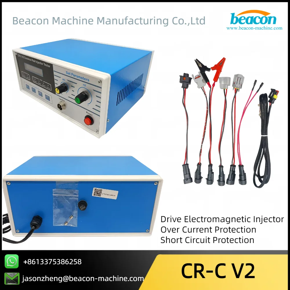 CR-C Diesel Common Rail Injector Tester + S60H Injector Nozzle Tester Tool fuel injection pressure tester