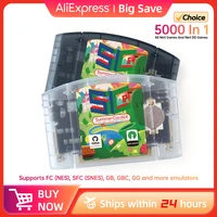 SC64 SummerCart64 N64 FlashCart For Nintendo 64 Console Retro Games ＆ 64DD Loading GB/GBC/NES/SNES/GG By Emulator ED64 Super64